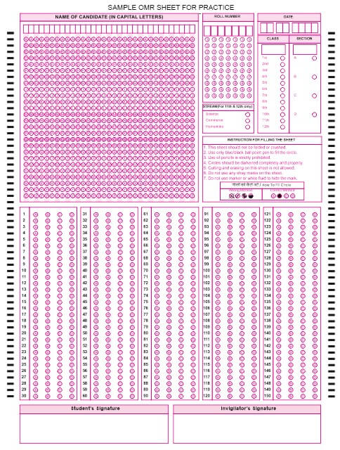 A4-150-mcq-omr-sheet image