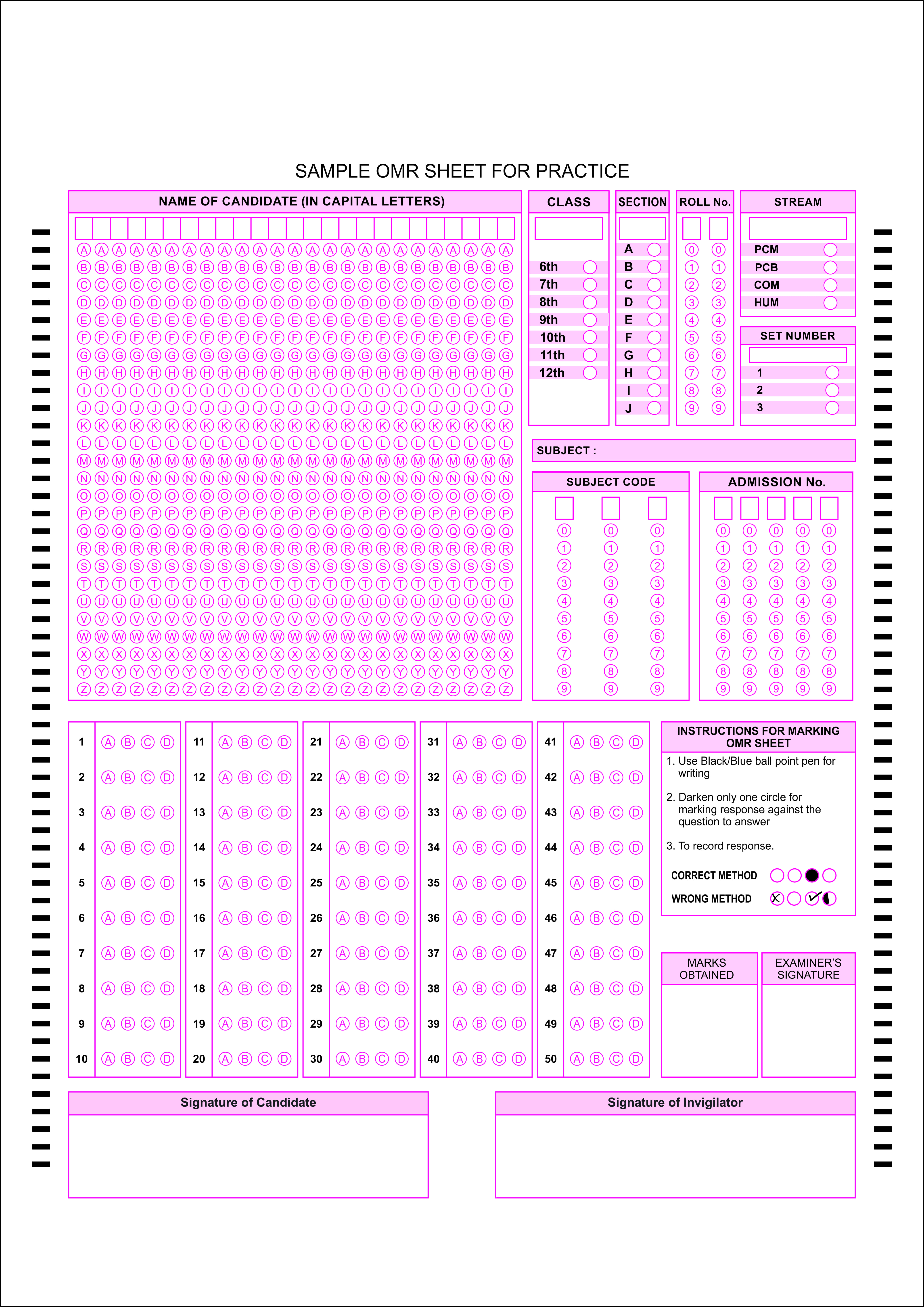 A4-50-mcq-omr-sheet image