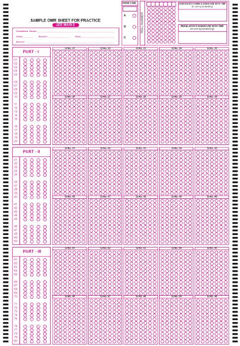 A4-jee-advanced-mcq-omr-sheet image