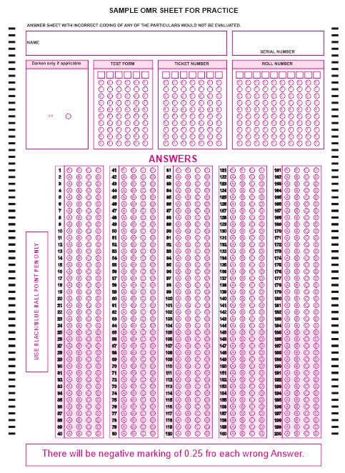 A4-ssc-mcq-omr-sheet image