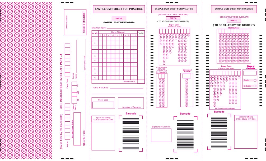 Legal-booklet-mcq-omr-sheet image