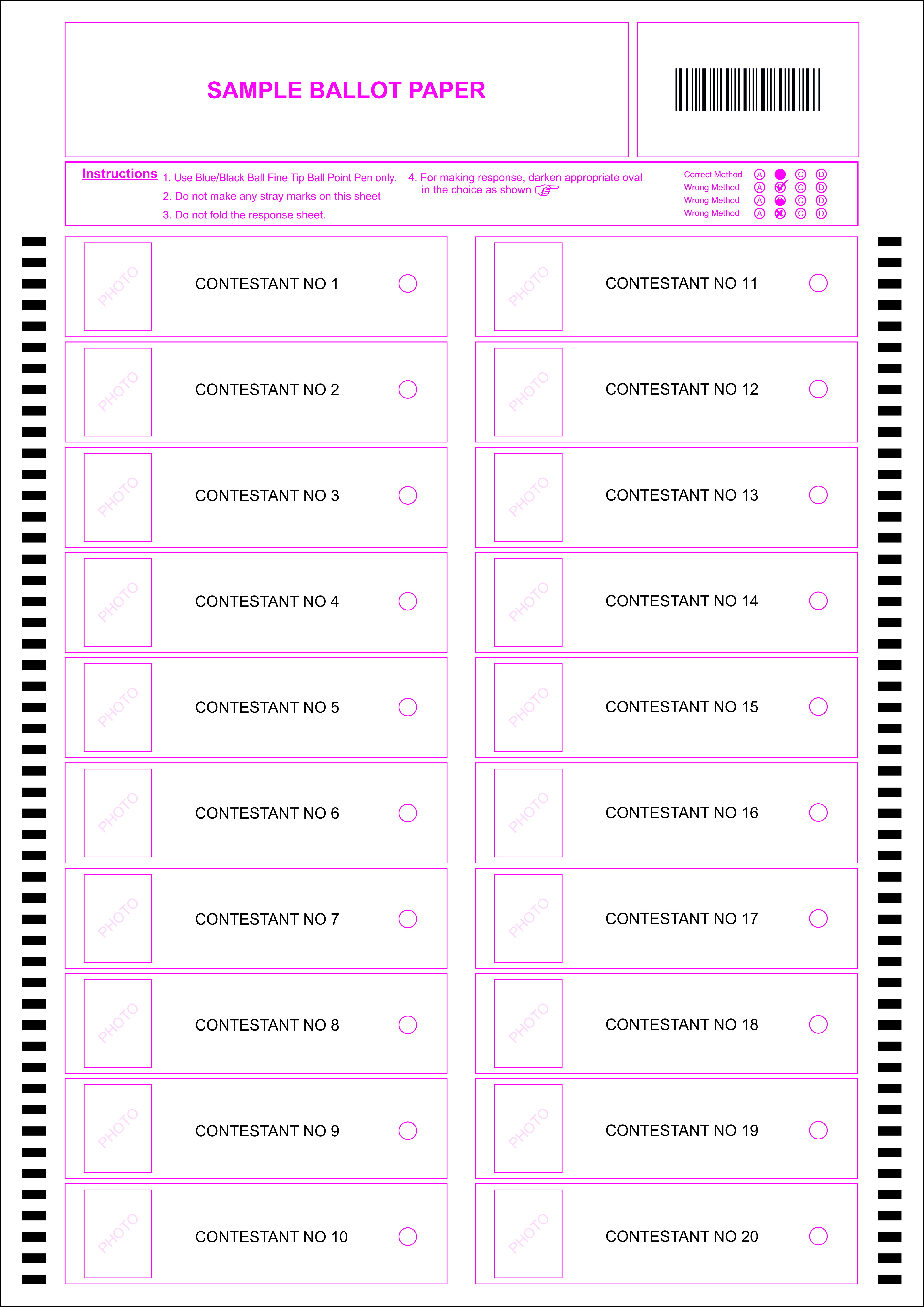 ballot-paper-mcq-omr-sheet image